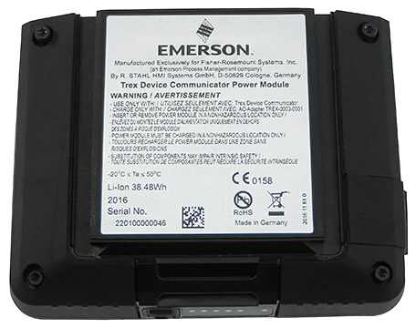 Emerson Rechargeable Li-Ion Power Module | Emerson Process Management |  Supplier Nigeria Karachi Lahore Faisalabad Rawalpindi Islamabad Bangladesh Afghanistan