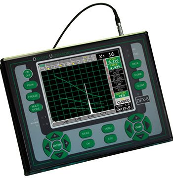 Dakota Ultrasonics DFX-8 Flaw Detector / Thickness Gauge | Flaw Detectors | Dakota Ultrasonics-Non-Destructive Testing (NDT) Equipment |  Supplier Nigeria Karachi Lahore Faisalabad Rawalpindi Islamabad Bangladesh Afghanistan