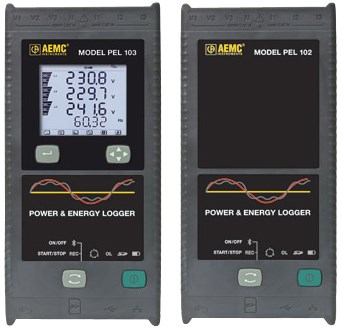 AEMC PEL 102 / PEL 103 Power and Energy Loggers | Power Quality / Analyzers | AEMC-Power Quality / Analyzers |  Supplier Nigeria Karachi Lahore Faisalabad Rawalpindi Islamabad Bangladesh Afghanistan