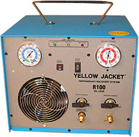 Yellow Jacket R100 Refrigerant Recovery Unit | Refrigeration Test Equipment | Yellow Jacket-Refrigeration Test Equipment |  Supplier Nigeria Karachi Lahore Faisalabad Rawalpindi Islamabad Bangladesh Afghanistan