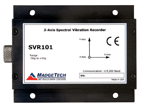 MadgeTech SVR101 Spectral Vibration Data Logger | Data Loggers | MadgeTech-Data Loggers |  Supplier Nigeria Karachi Lahore Faisalabad Rawalpindi Islamabad Bangladesh Afghanistan