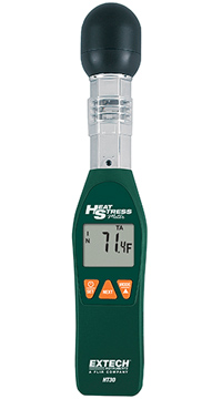 Extech HT30 Heat Stress WBGT Meter | Digital Thermometers / Thermocouple Thermometers | Extech-Thermometers |  Supplier Nigeria Karachi Lahore Faisalabad Rawalpindi Islamabad Bangladesh Afghanistan