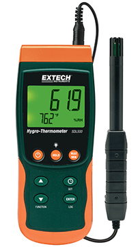 Extech SDL500 Hygro-Thermometer / Data Logger | Digital Thermometers / Thermocouple Thermometers | Extech-Thermometers |  Supplier Nigeria Karachi Lahore Faisalabad Rawalpindi Islamabad Bangladesh Afghanistan