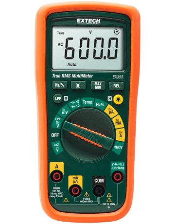 Extech EX355 True RMS Multimeter | Multimeters | Extech-Multimeters | Supplier Nigeria Karachi Lahore Faisalabad Rawalpindi Islamabad Bangladesh Afghanistan