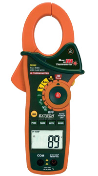 Extech EX840 Clamp Meter & IR Thermometer | Clamp Meters | Extech-Clamp Meters |  Supplier Nigeria Karachi Lahore Faisalabad Rawalpindi Islamabad Bangladesh Afghanistan
