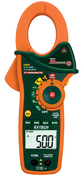 Extech EX820 Clamp Meter & IR Thermometer | Clamp Meters | Extech-Clamp Meters |  Supplier Nigeria Karachi Lahore Faisalabad Rawalpindi Islamabad Bangladesh Afghanistan